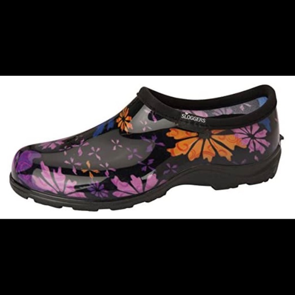 Sloggers Shoes - NWOT Sloggers 🌺 Flower Power Waterproof Garden Shoes Size 10